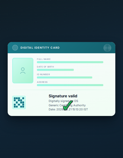 PDF with Signature Valid — after GreenTika verification